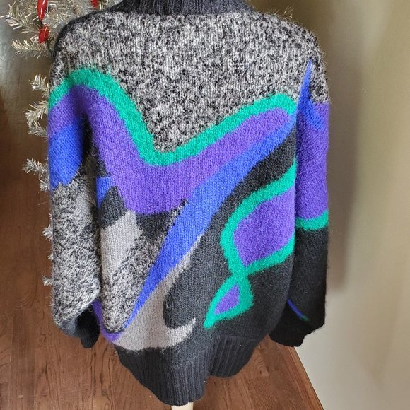 Vintage 80's mohair sweater - Picture 5 of 6